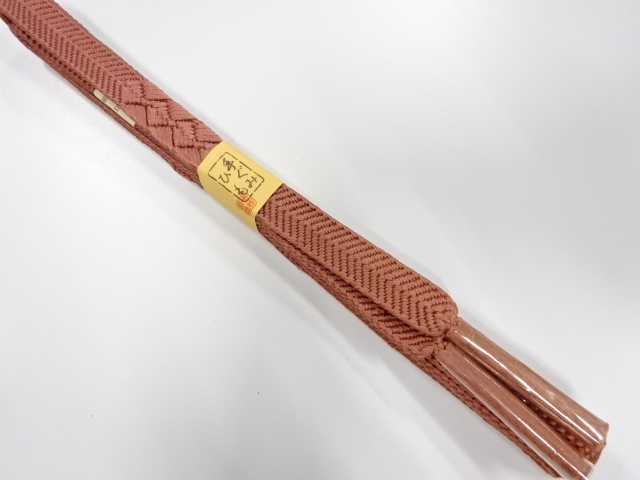 未使用品　正絹　手組帯締め